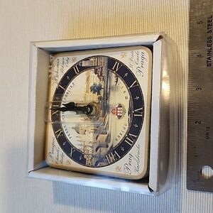 Prague wall clock Charles Bridge small